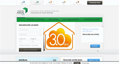 Desktop Screenshot of maisons-axial.com
